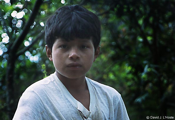 ECUADOR 2001 -- Mestizo Boy --  by David J. L'Hoste