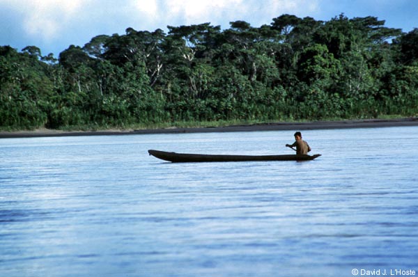 ECUADOR 2001 -- On the Napo River --  by David J. L'Hoste