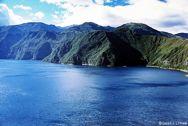 ECUADOR 2001 -- Lago Cuicacho (home of the Silvery Grebe) --  by David J. L'Hoste