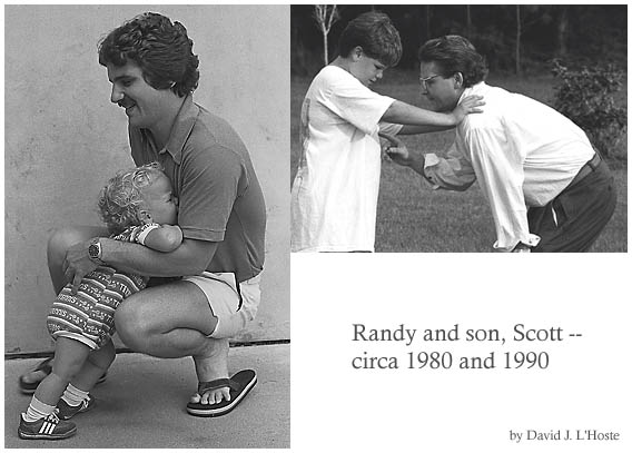 Randy and Scott -- circa 1980 and 1990, by David J. L'Hoste
