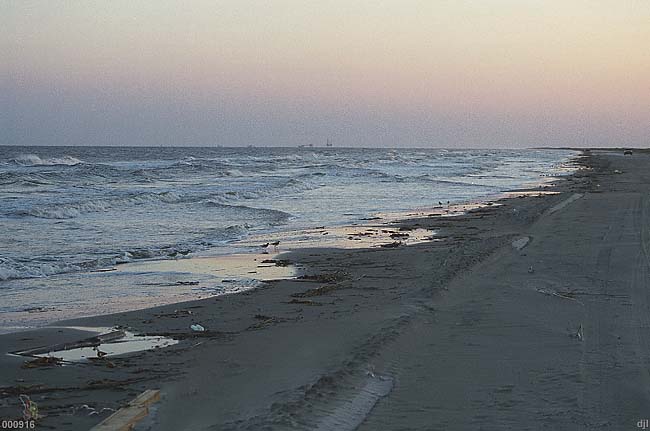 Elmer's Island Beach -  16 September 2000 - by David J. L'Hoste