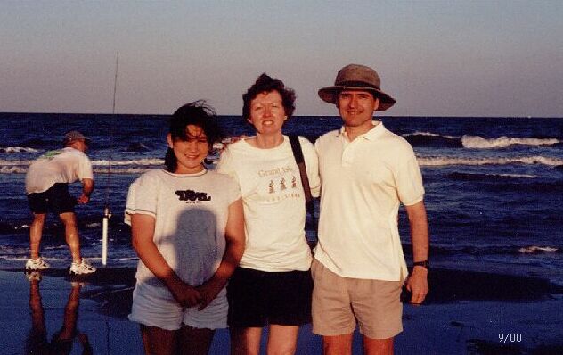 Tommy, Julia, Susan and Robbie - 16 September 2000 - by Jean L'Hoste