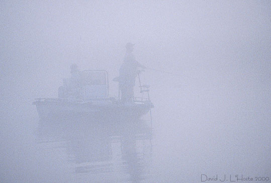 Fog and Fishing - 25 March 2000 - by D.J. L'Hoste