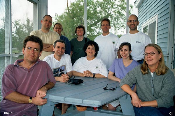 Group at Bayou Segnette - 08 April 2001 -- by David J. L'Hoste