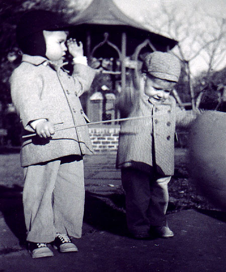 Robbie and David at Audubon Zoo