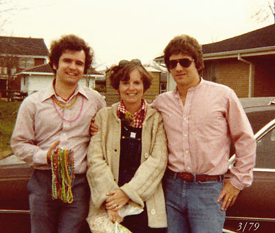 Robbie, Tina and Randy - Mardi Gras 1979