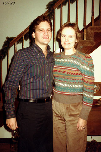 Randy and Tina - Christnas 1983