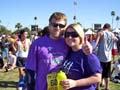 Stacey & I after race